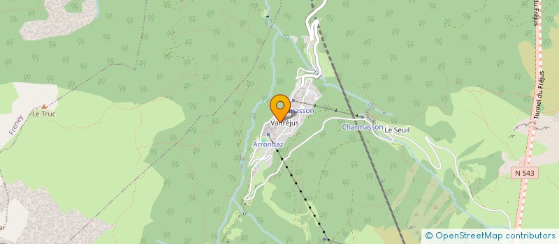 localisation de l'entreprise LES DELICES ALPINS à MODANE