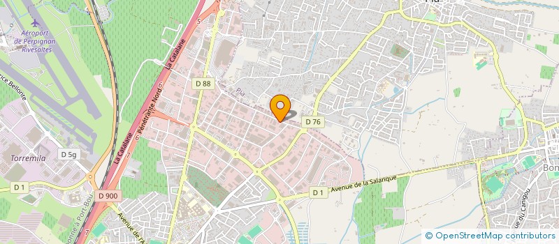 localisation de l'entreprise LES DELICES CATALANS à PERPIGNAN