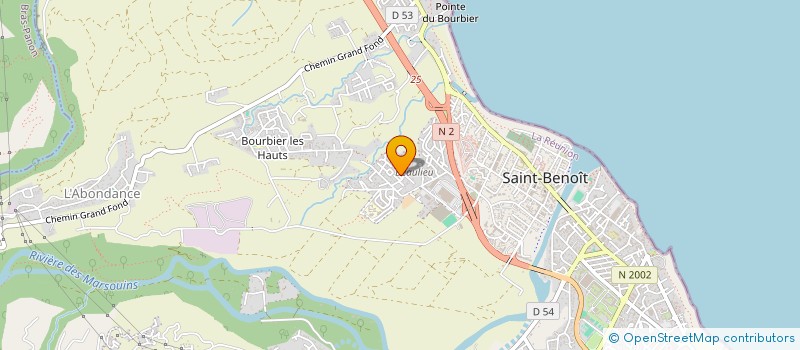 localisation de l'entreprise LES DELICES CREOLE à SAINT-BENOIT