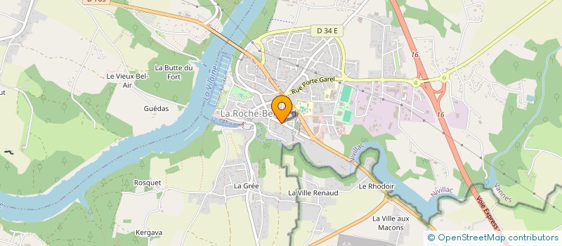 localisation de l'entreprise LES DELICES D'ALDO  LA ROCHE-BERNARD