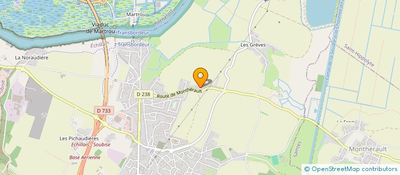 localisation de l'entreprise LES DELICES D'ALICE  ECHILLAIS