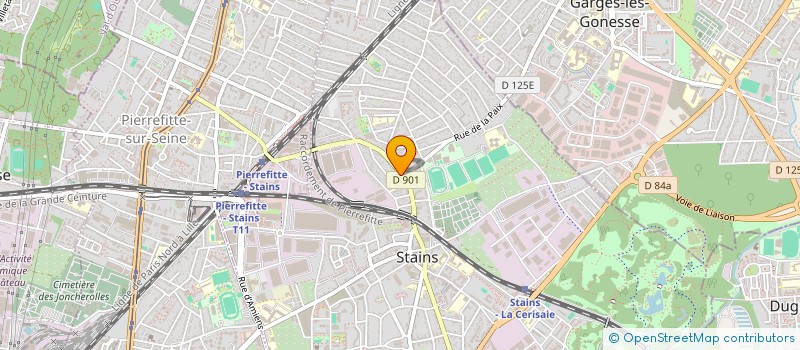 localisation de l'entreprise LES DELICES D'ALONSO à STAINS