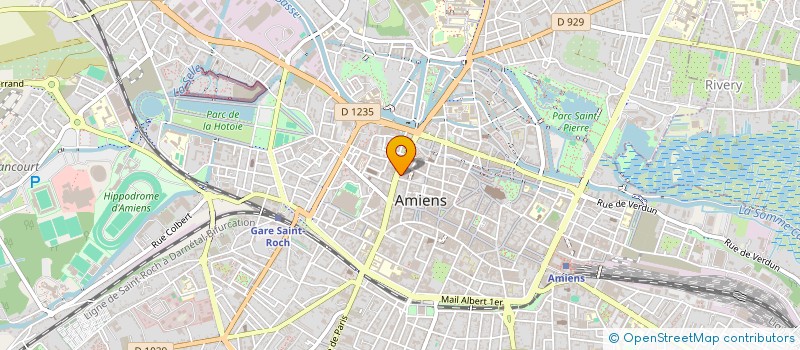 localisation de l'entreprise LES DELICES D AMIENS à AMIENS