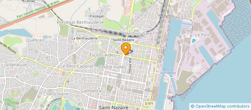 localisation de l'entreprise LES DELICES D'AMIS à SAINT-NAZAIRE