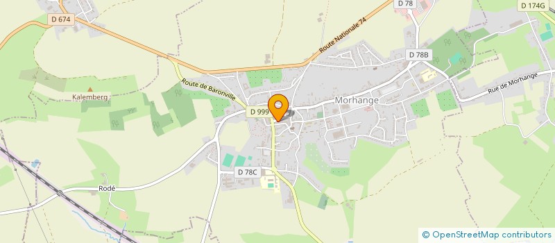 localisation de l'entreprise LES DELICES D'ANAIS  MORHANGE