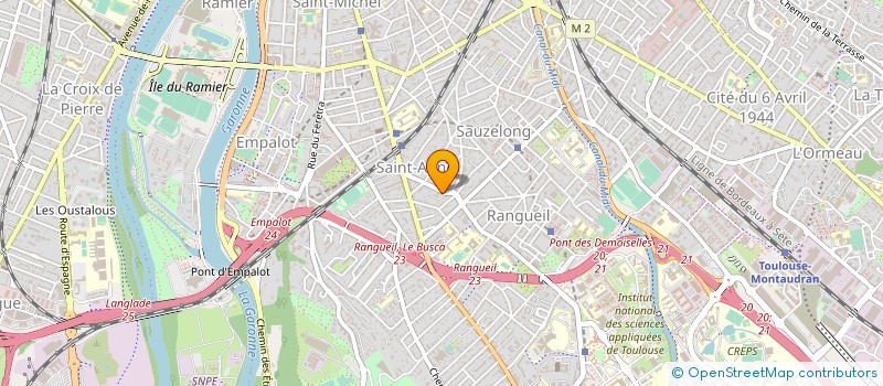 localisation de l'entreprise LES DELICES D ANGELIQUE à TOULOUSE