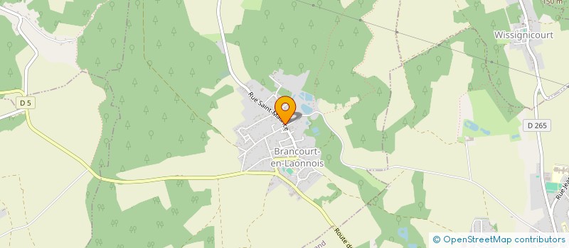 localisation de l'entreprise LES DELICES D'ANTOINE  BRANCOURT-EN-LAONNOIS