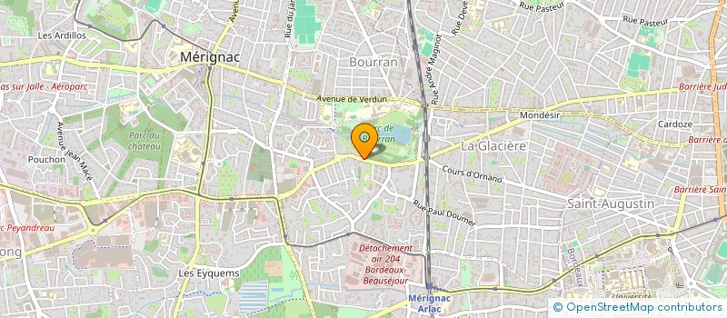 localisation de l'entreprise LES DELICES D'ARTHUR  MERIGNAC