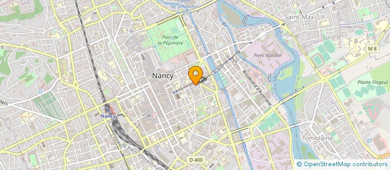 localisation de l'entreprise LES DELICES D'ASTRIDE  NANCY