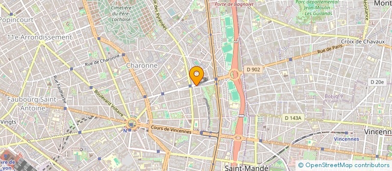 localisation de l'entreprise LES DELICES D'AVRON  PARIS