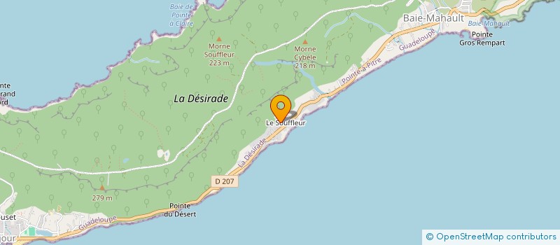 localisation de l'entreprise LES DELICES D'EDENN à LA DESIRADE