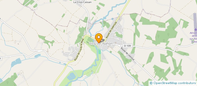 localisation de l'entreprise LES DELICES D'EMILIE à VICQ-SUR-NAHON