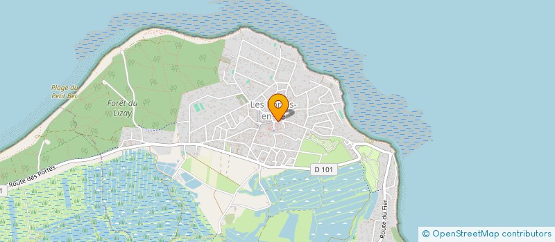 localisation de l'entreprise LES DELICES D'EN RE  LES PORTES-EN-RE