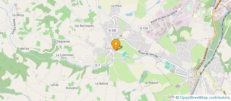 localisation de l'entreprise LES DELICES D'HELENE  SAVIGNY