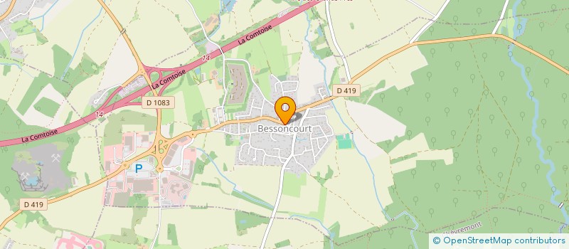 localisation de l'entreprise LES DELICES D'IDILIA à BESSONCOURT