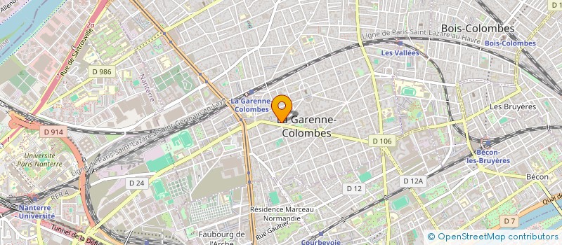 localisation de l'entreprise LES DELICES D'ILYAN à LA GARENNE-COLOMBES