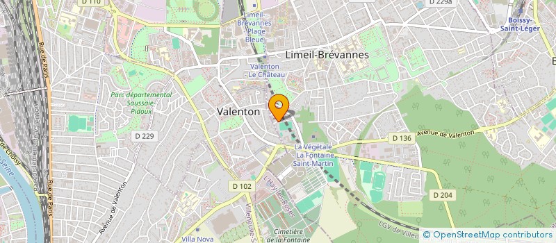localisation de l'entreprise LES DELICES D'ITALIE à LIMEIL-BREVANNES