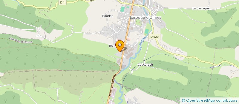 localisation de l'entreprise LES DELICES D'OLMES à DREUILHE