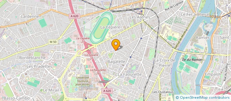 localisation de l'entreprise LES DELICES D ORAN à TOULOUSE