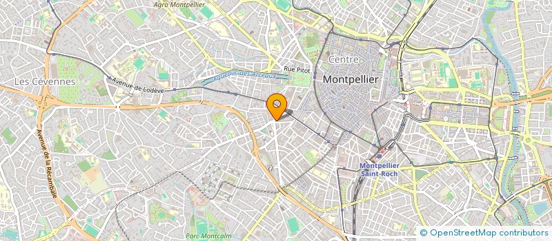 localisation de l'entreprise LES DELICES D ORAN à MONTPELLIER