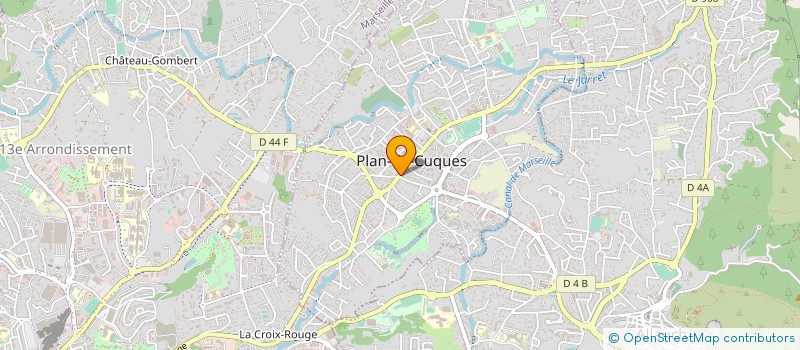 localisation de l'entreprise LES DELICES D'ORIENT  PLAN-DE-CUQUES