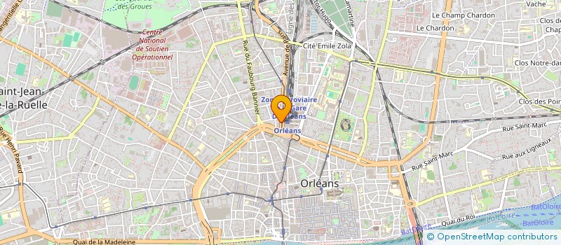 localisation de l'entreprise LES DELICES D' ORLEANS à ORLEANS