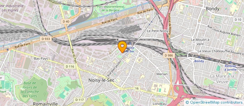 localisation de l'entreprise LES DELICES D'YEMMA à NOISY-LE-SEC