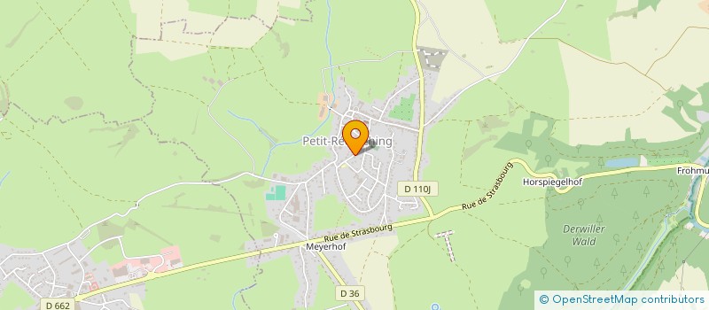 localisation de l'entreprise LES DELICES DE BACH à PETIT-REDERCHING