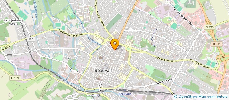localisation de l'entreprise LES DELICES DE BEAUVAIS à BEAUVAIS