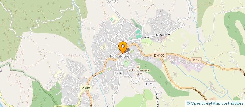 localisation de l'entreprise LES DELICES DE BILADI à FORCALQUIER
