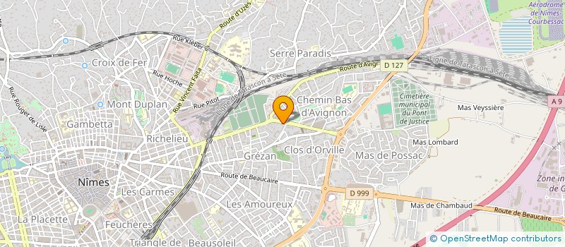 localisation de l'entreprise LES DELICES DE BIR HAKEIM à NIMES