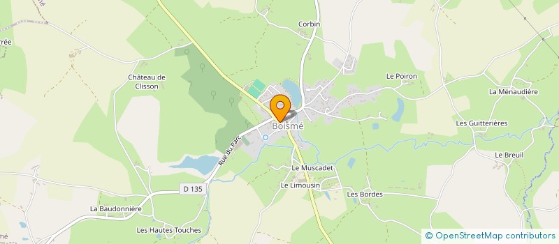 localisation de l'entreprise LES DELICES DE BOISME  BOISME