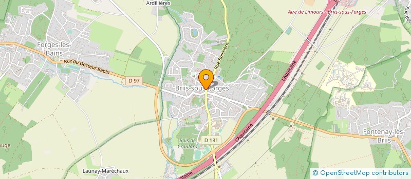 localisation de l'entreprise LES DELICES DE BRIIS à BRIIS-SOUS-FORGES