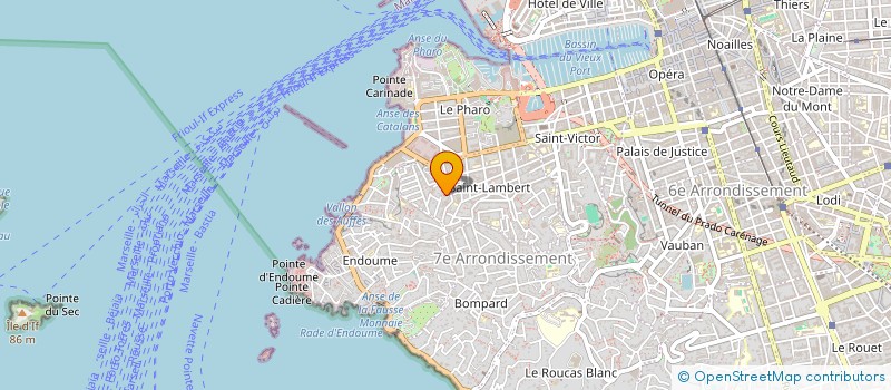 localisation de l'entreprise LES DELICES DE CAESAR à MARSEILLE