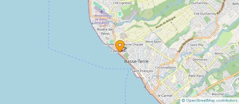 localisation de l'entreprise LES DELICES DE CALEBASSIER  BASSE TERRE