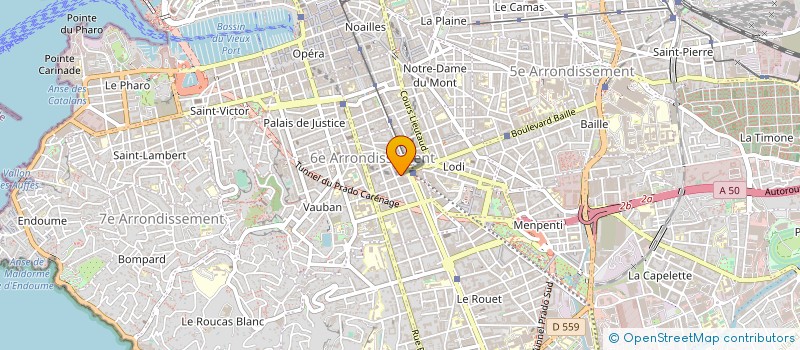localisation de l'entreprise LES DELICES DE CASTELLANE à MARSEILLE