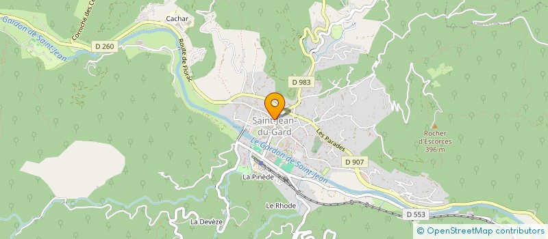 localisation de l'entreprise LES DELICES DE CELINE à SAINT-JEAN-DU-GARD