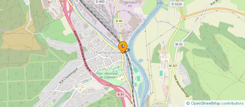 localisation de l'entreprise LES DELICES DE CHARLOTTE CHALOPIN  CHAMPIGNEULLES