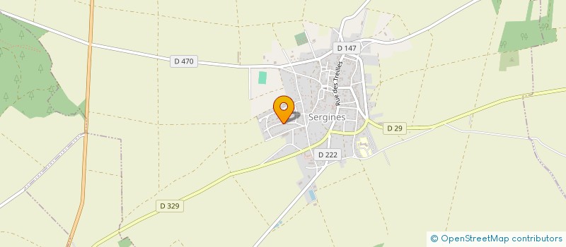 localisation de l'entreprise LES DELICES DE CHEZ NOUS. à SERGINES