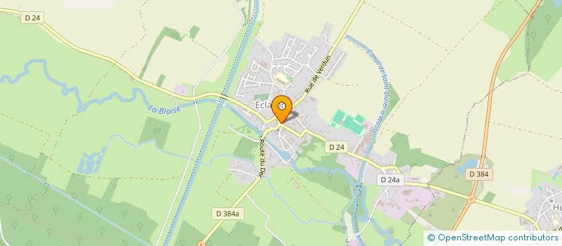 localisation de l'entreprise LES DELICES DE CHLOE à ECLARON-BRAUCOURT-SAINTE-LIVIERE