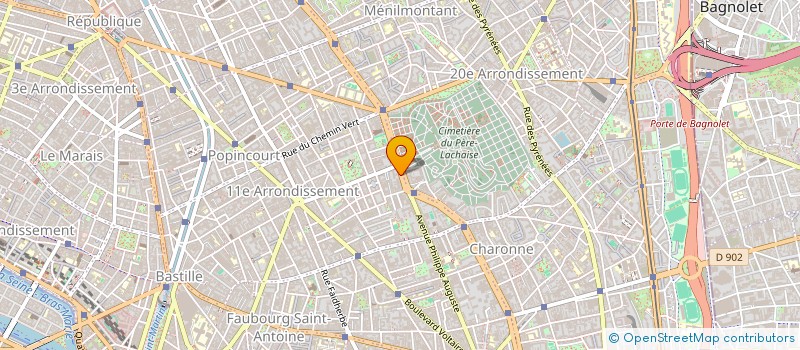 localisation de l'entreprise LES DELICES DE CLAIRE  PARIS