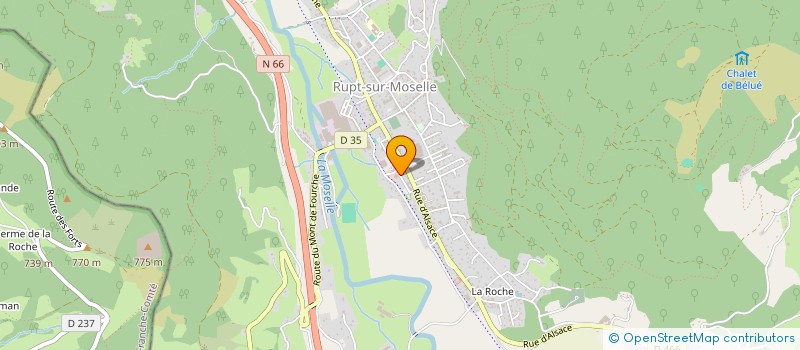 localisation de l'entreprise LES DELICES DE CLEMENCE à RUPT-SUR-MOSELLE