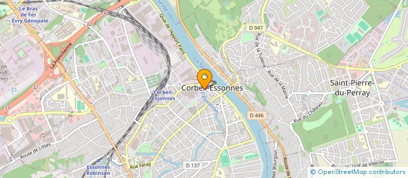 localisation de l'entreprise LES DELICES DE CORBEIL à CORBEIL-ESSONNES