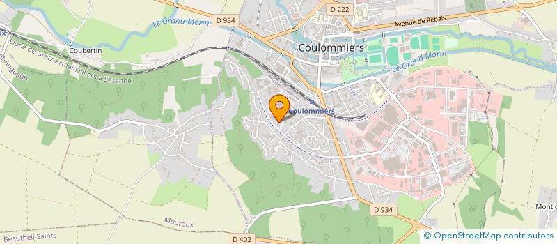 localisation de l'entreprise LES DELICES DE COULOMMIERS à COULOMMIERS