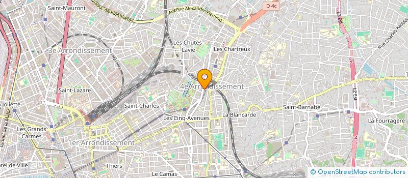 localisation de l'entreprise LES DELICES DE DELIA à MARSEILLE