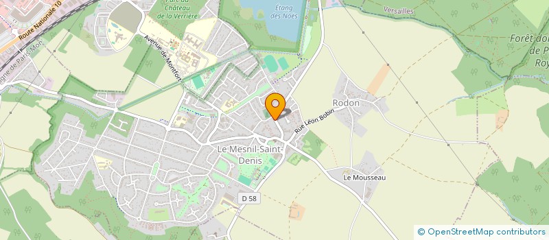 localisation de l'entreprise LES DELICES DE DIDOW  LE MESNIL-SAINT-DENIS