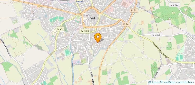 localisation de l'entreprise LES DELICES DE FA  LUNEL