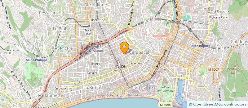 localisation de l'entreprise LES DELICES DE FOCH à NICE