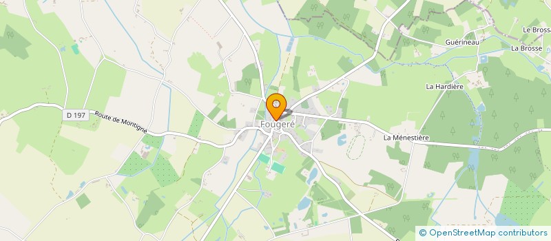 localisation de l'entreprise LES DELICES DE FOUGERE  BAUGE-EN-ANJOU