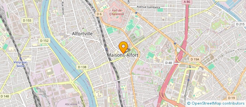 localisation de l'entreprise LES DELICES DE GABRIEL à MAISONS-ALFORT